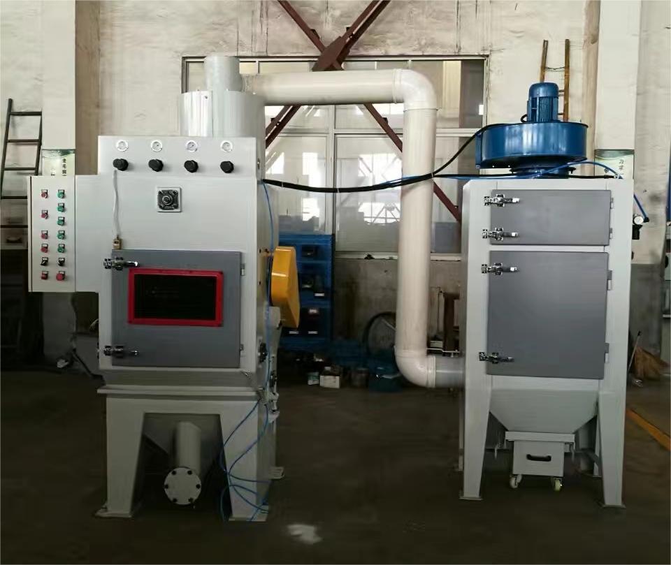 昌江中小型零件履带式自动喷砂机高效清洁省时省力