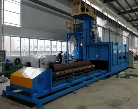 昌江喷砂机在管道除锈中的现场施工应用