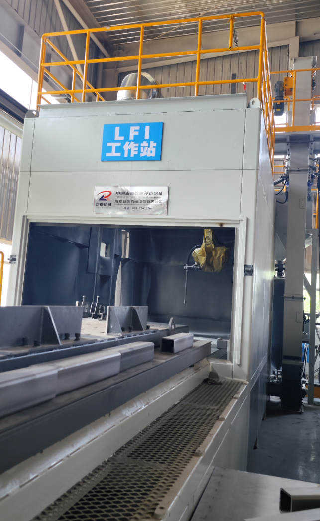 昌江喷砂机自动化改造 提升生产线产能