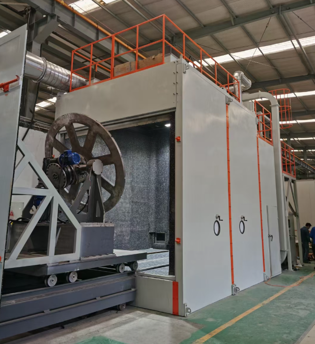 昌江封闭式喷砂房，环保与处理效果双保障