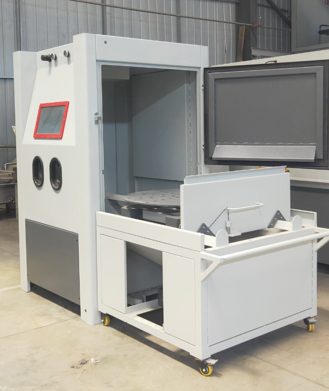 昌江箱式喷砂机 适合小工件批量处理