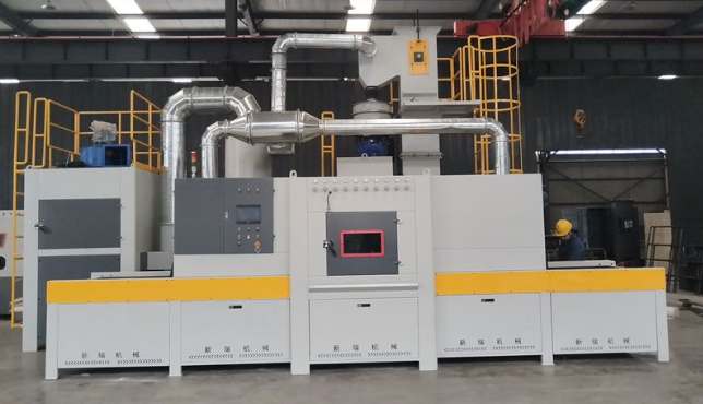 昌江输送式喷砂机 适配流水线生产需求